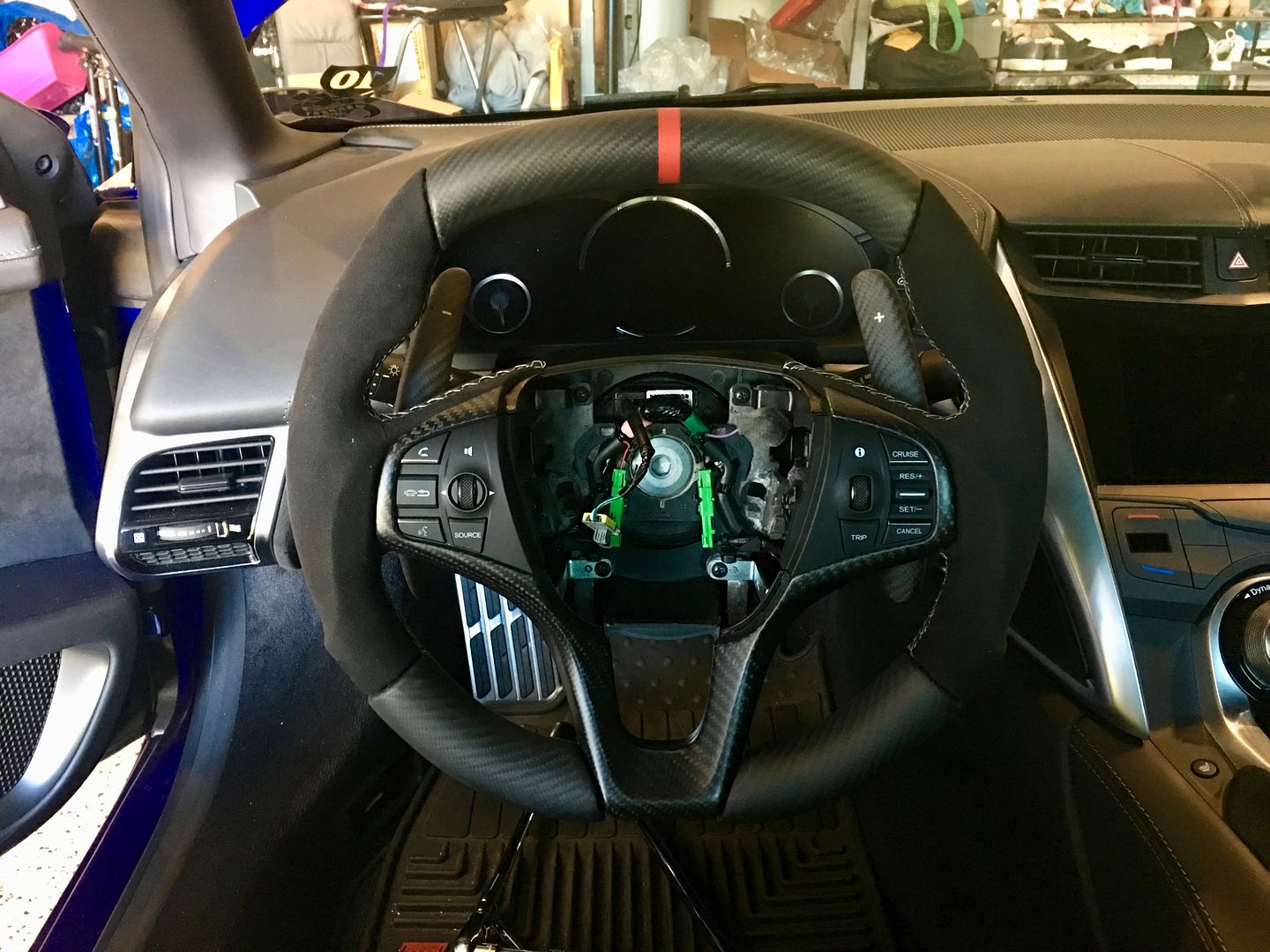 2017+ NSX OEM Fitment Carbon Fiber *Meaty* Steering wheel upgrade